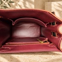 Saffiano Leather Duffle Bag - Olive Green 5