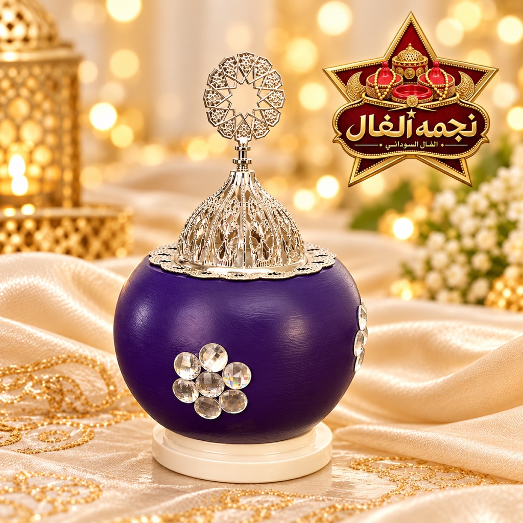 Purple Crystal Flower Sudanese Fal 2