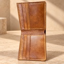 Men's Bifold Leather Wallet - Havana 2