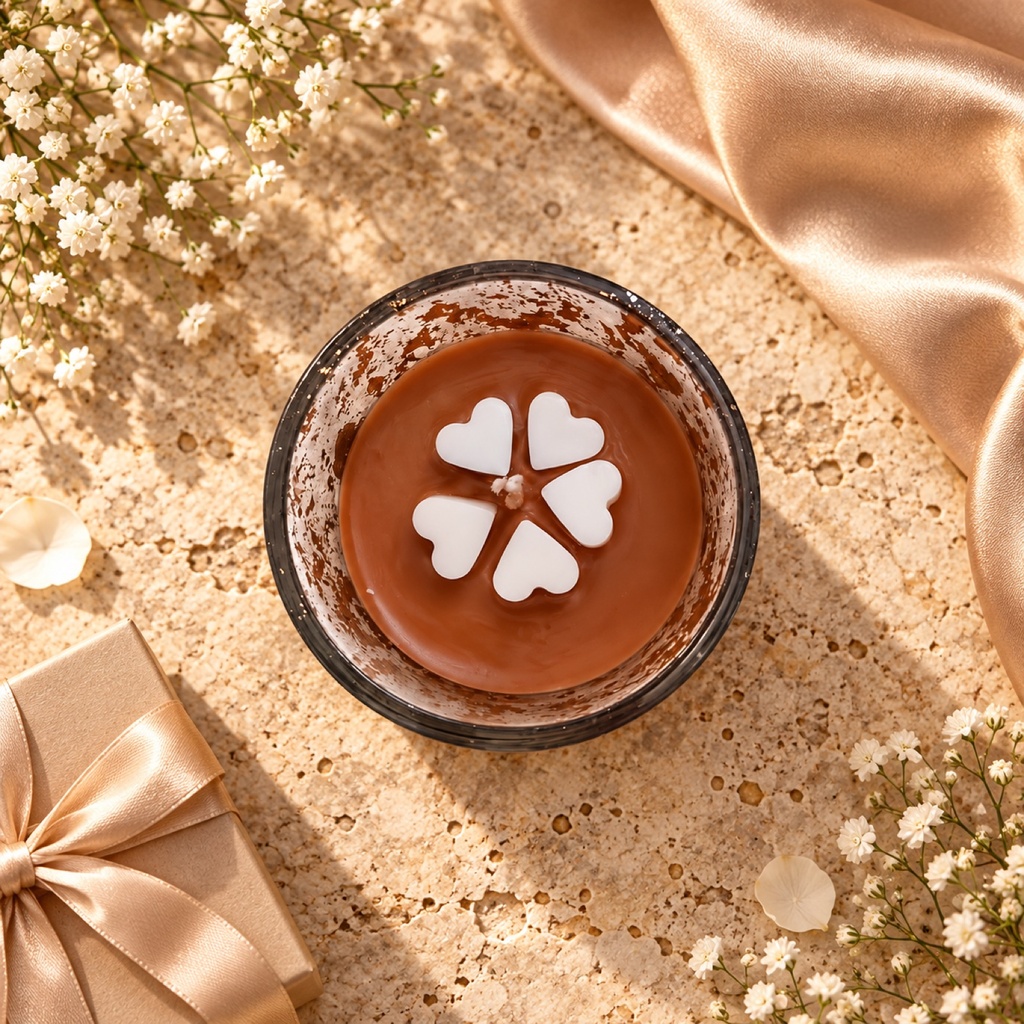 Hearts Candle