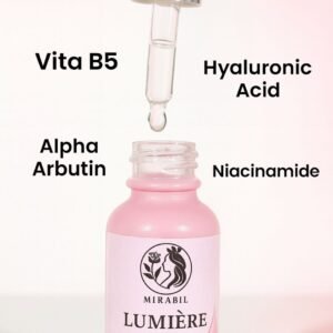 سيرم lúmiere بالألفا أربيوتين لتفتيح مثالي وملمس مخملي