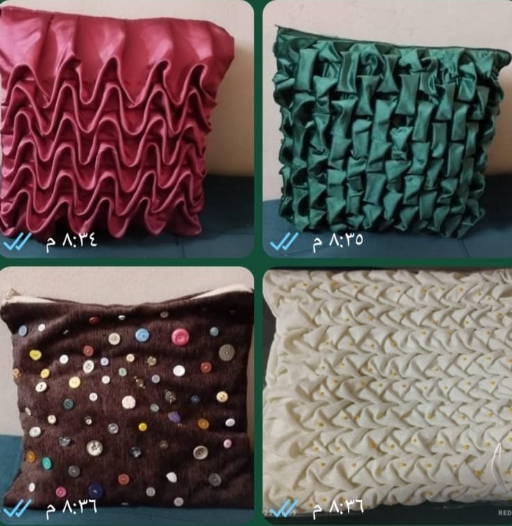 فوط الكراسي ٧ وفوطة ترابيزه كبيرة - الصورة 2