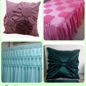 الاسموكس مفروشات ملايتين وستارتين و٤ فوط كراسي وفرش البيبي هديه