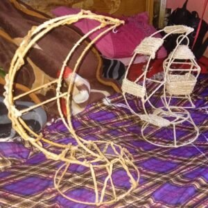 هلال شهر رمضان+ فانوس معلق يدوى  صديق للبيئه