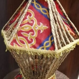 فانوس رمضان  من ألياف أشجار الموز الطبيعيه  صديق للبيئه  يدوى