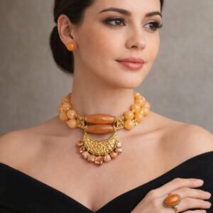 طقم حجر عقيق